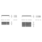 Noir Coffee Table - square, rectangular and long sizes