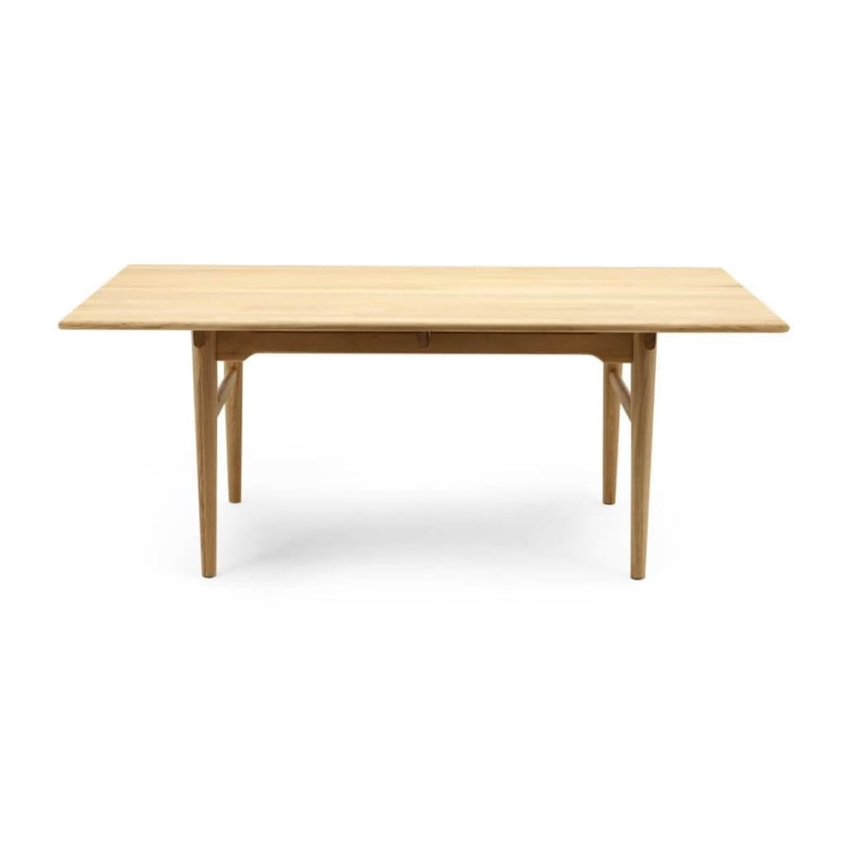 CH327 Dining Table - Danish modern dining table with a broad, clean top