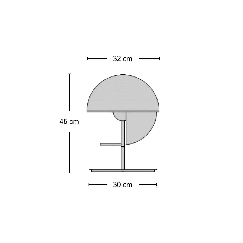 Theia Table Lamp - eclipse table lamp from Nue Modern