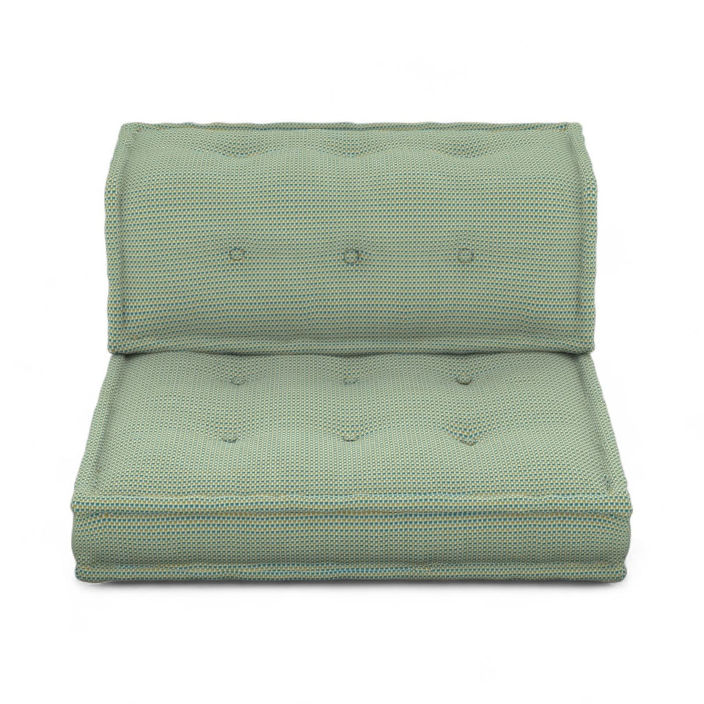 Mahjong Armless Module - quilted upholstery in soft fabric