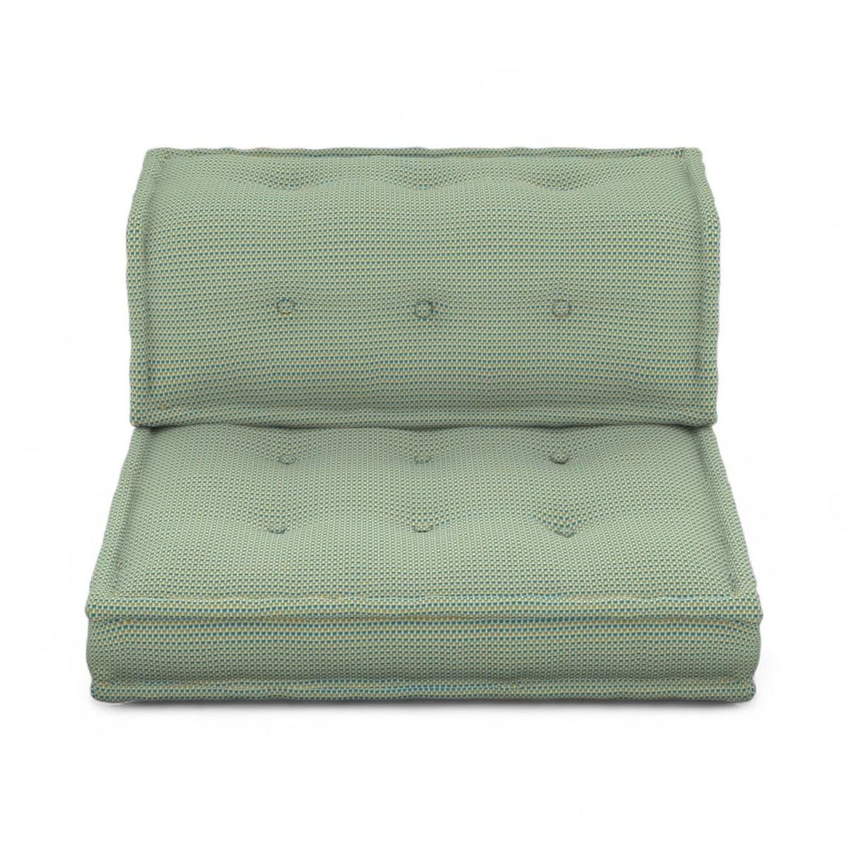 Mahjong Armless Module - quilted upholstery in soft fabric