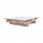 Sengu Large Coffee Table - broad, organically curved top