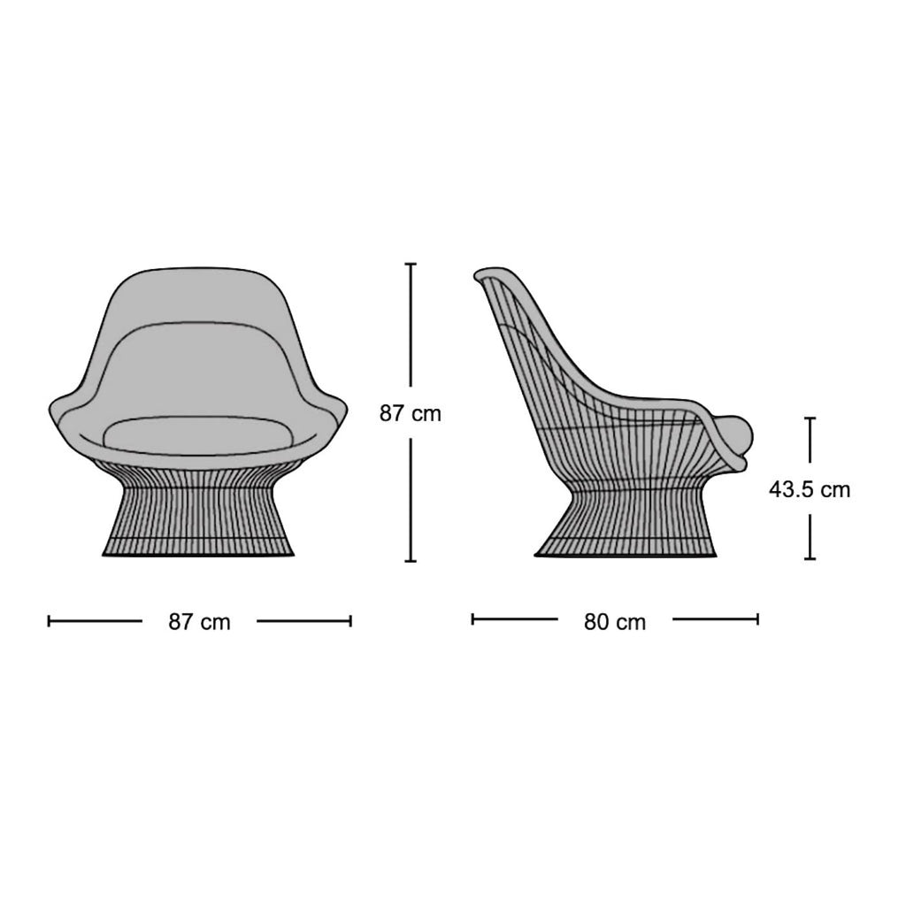 Platner Easy Chair - wire easy chair from Nue Modern