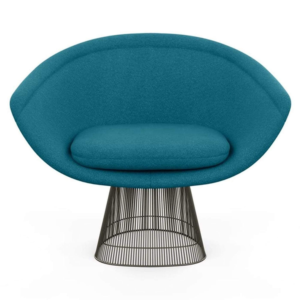Platner Lounge Chair - shimmering wire rod base