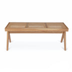 Pierre Jeanneret Bench - available in natural, walnut or black