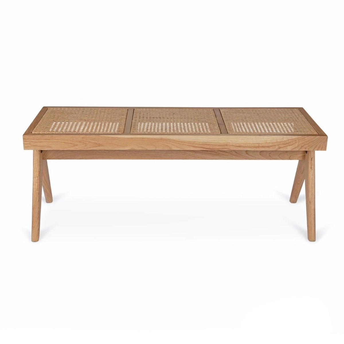 Pierre Jeanneret Bench - available in natural, walnut or black