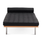 Barcelona Daybed - Mies van der Rohe-inspired daybed on slender polished steel legs