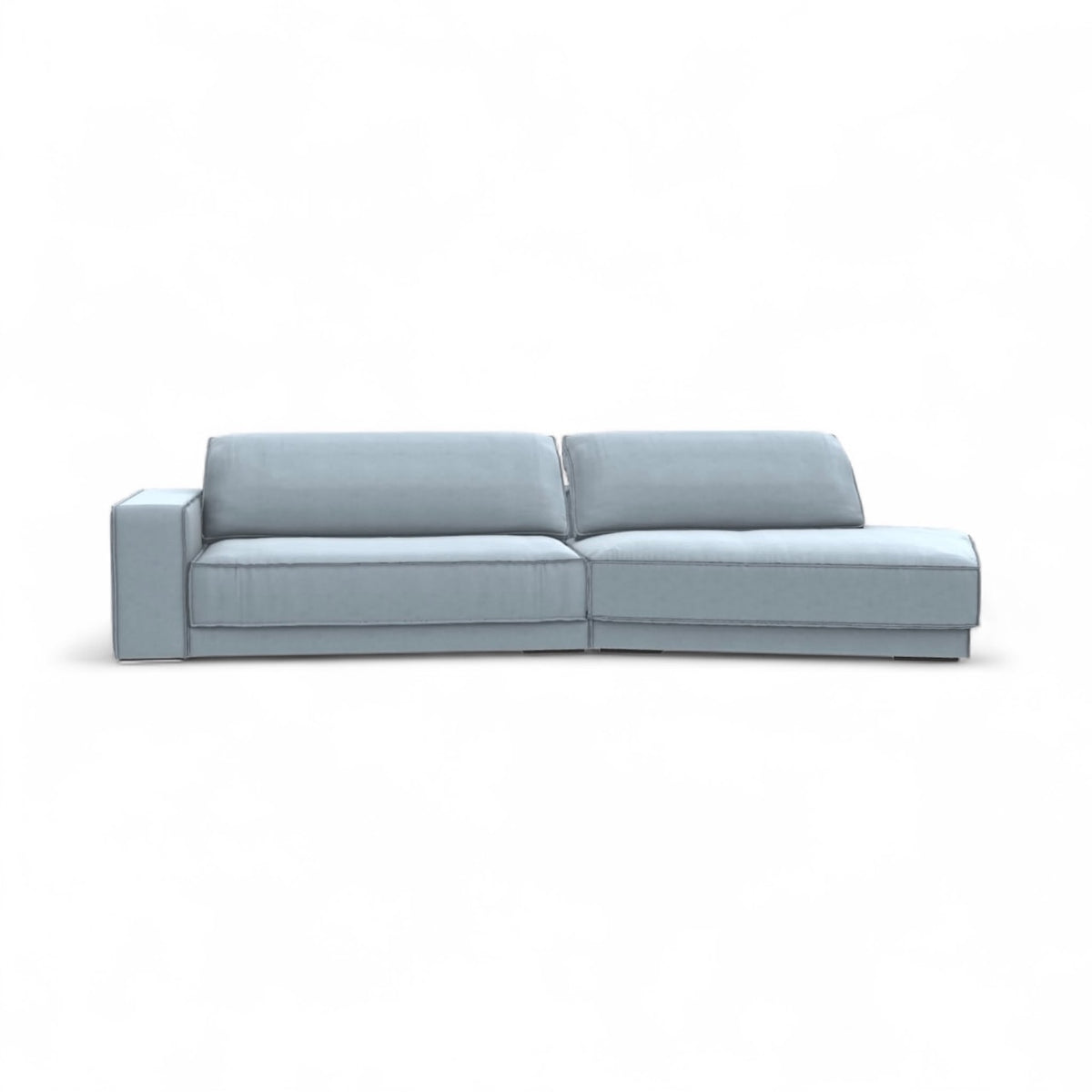 Budapest Sectional Sofa - upholstery and stitching detail