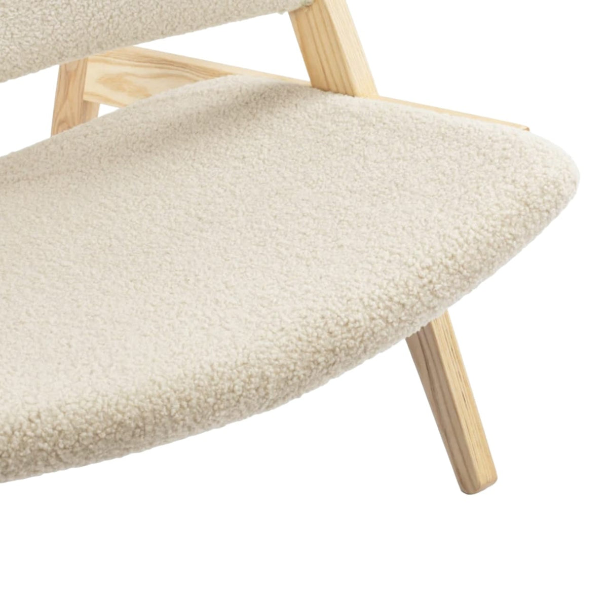 Knitting Lounge Chair - solid wood legs and joints