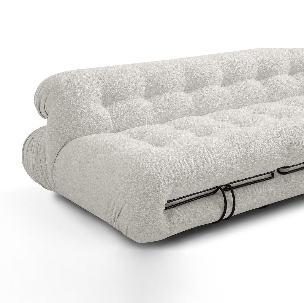 Soriana 3-Seater Sofa - full-length billowing sofa