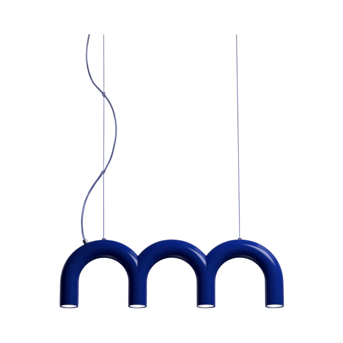 Arch Triple Pendant - available in white, nude, blue or black
