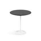 Pedestal Side Table - Wood Top - available with a stained black top