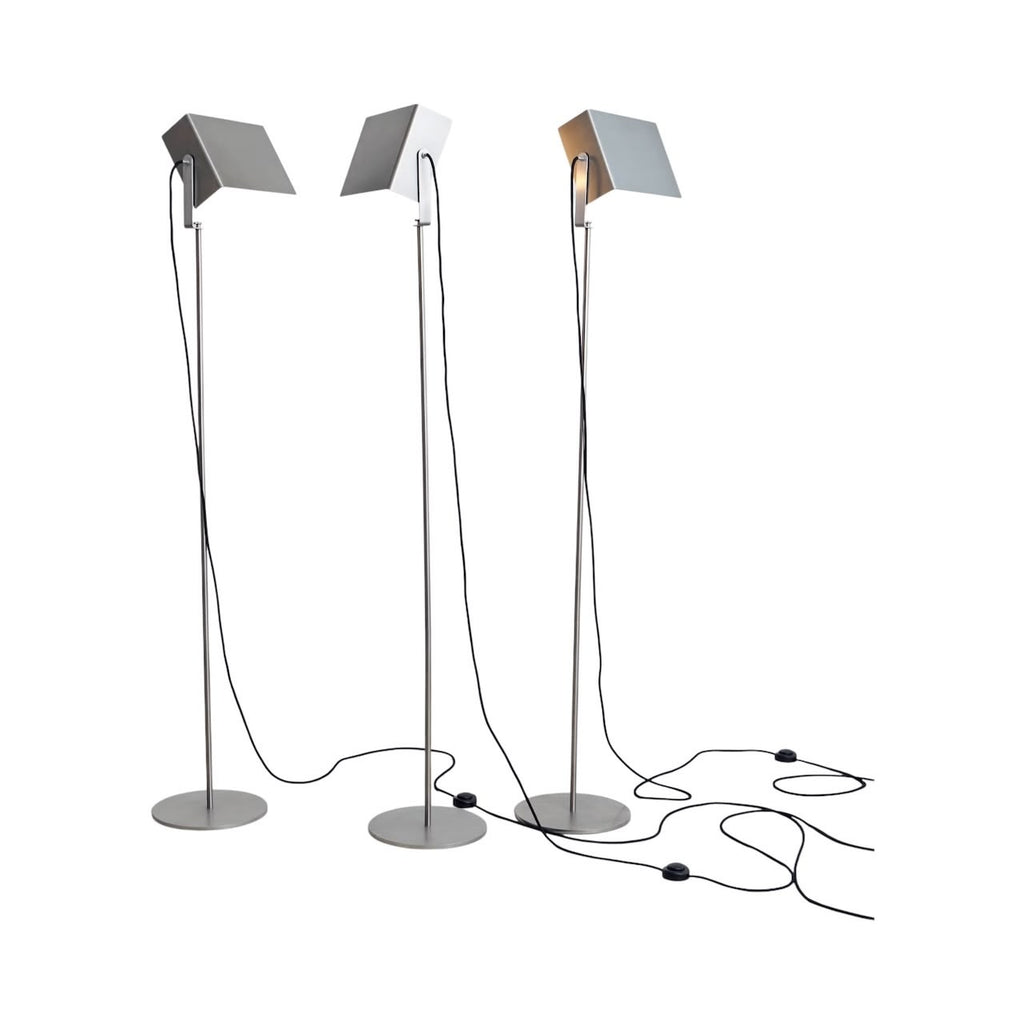 Flagpole Floor Lamp - diffusing shade