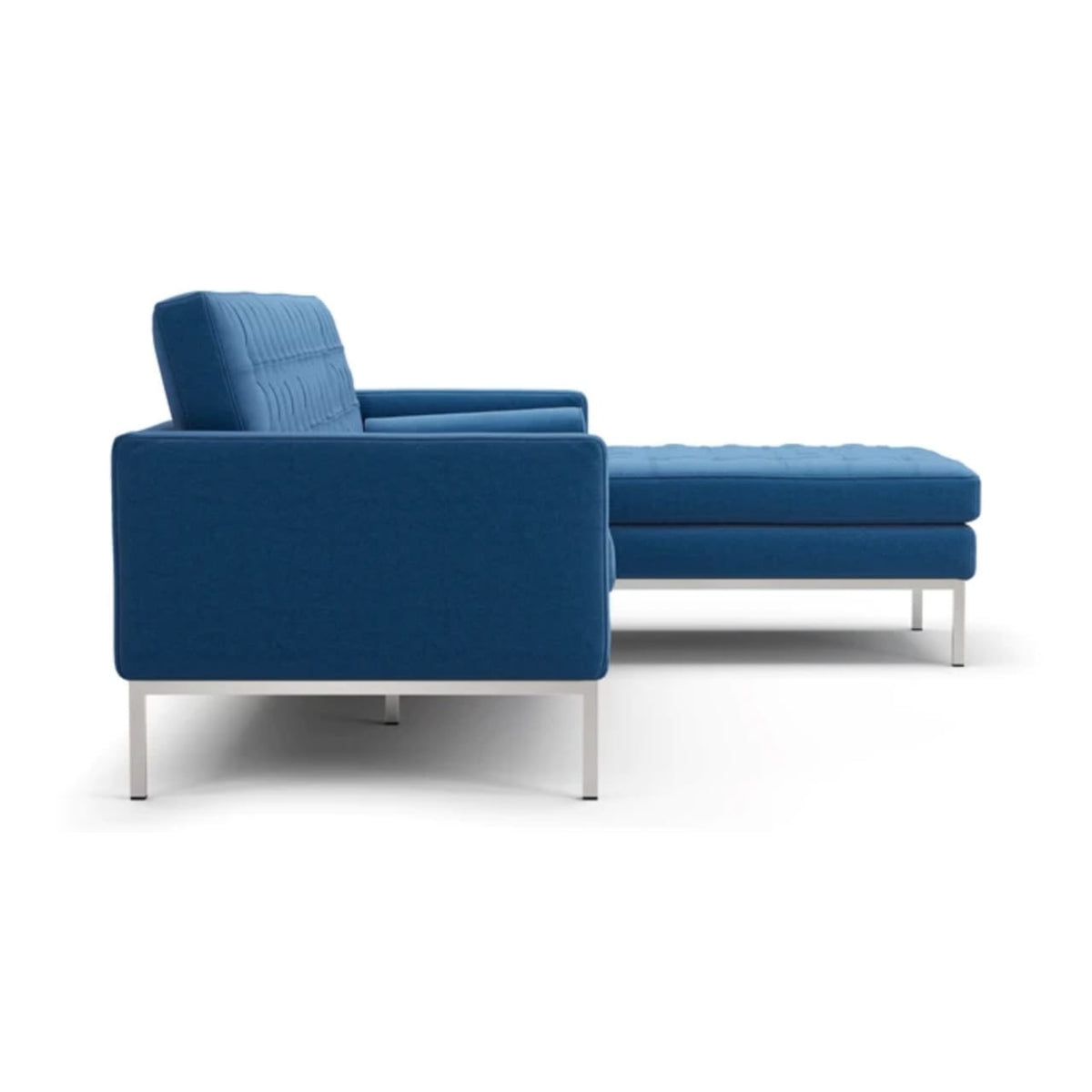 Florence 3-Seater Corner Sofa - 1950s mid-century-inspired upholstery