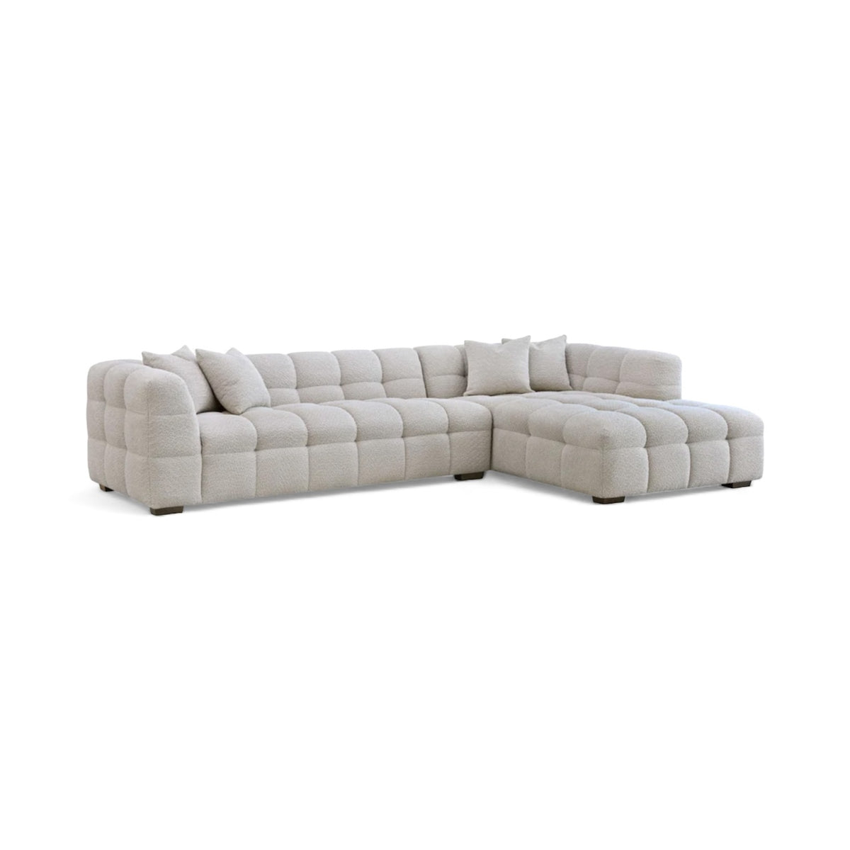 Boba Corner Sofa - deep, embracing corner seat in rounded contemporary form