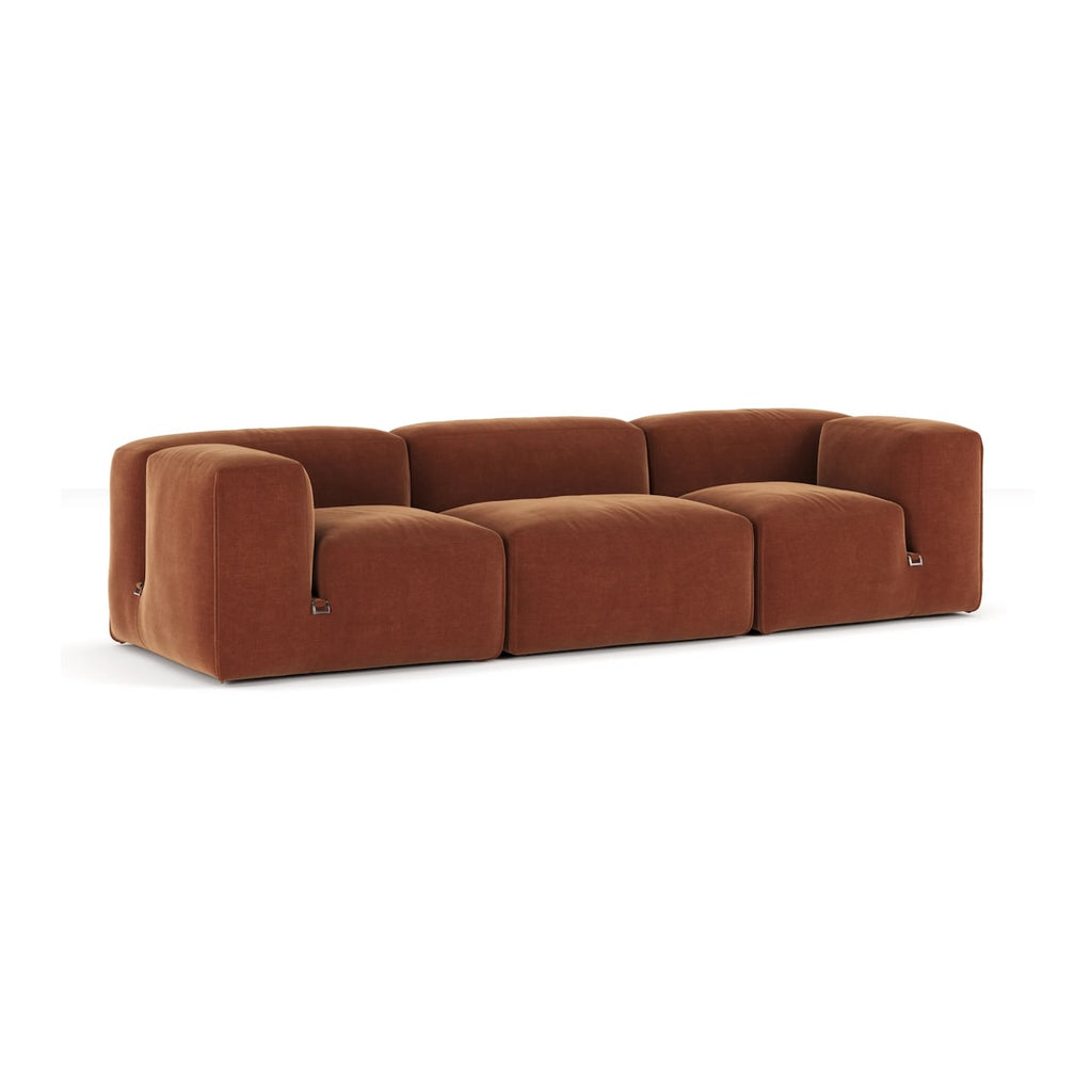 Le Mura 3-Seater Sofa - Mario Bellini-inspired low three-seater