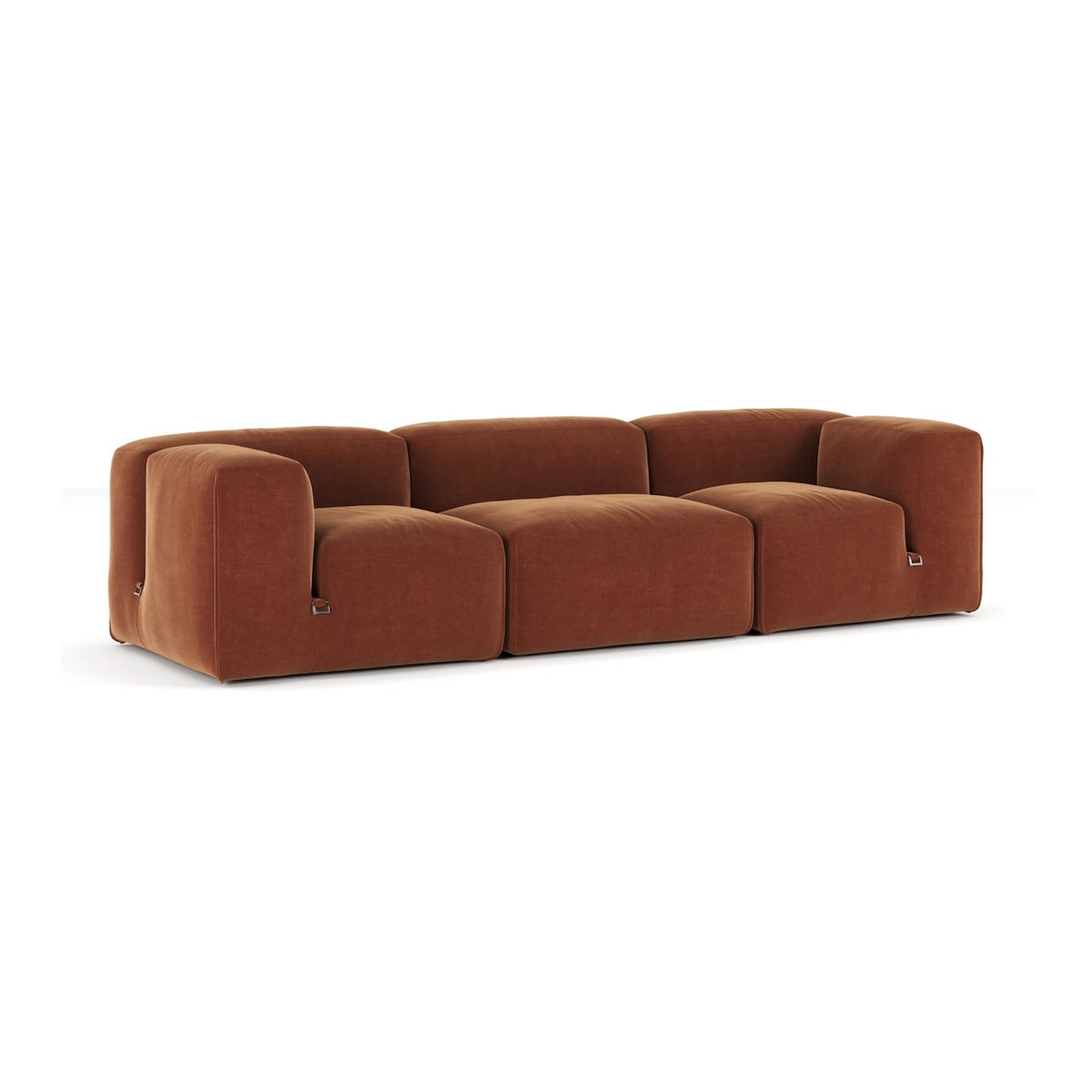 Le Mura 3-Seater Sofa - Mario Bellini-inspired low three-seater