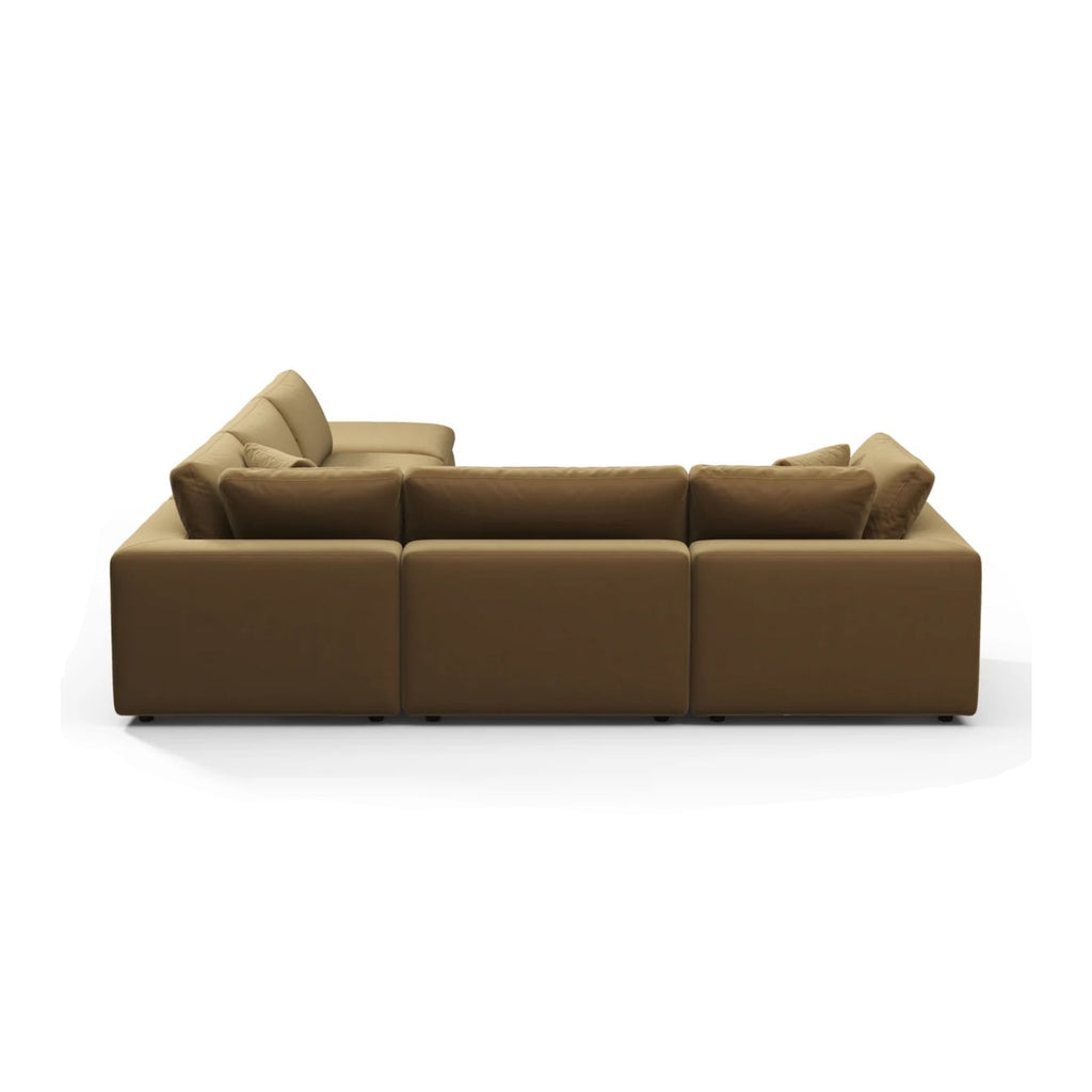 Cloud Modular L-Shaped Sofa - plump, slouchy back cushions