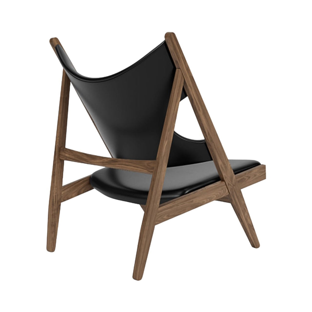 Knitting Lounge Chair - wooden legs