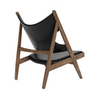 Knitting Lounge Chair - wooden legs
