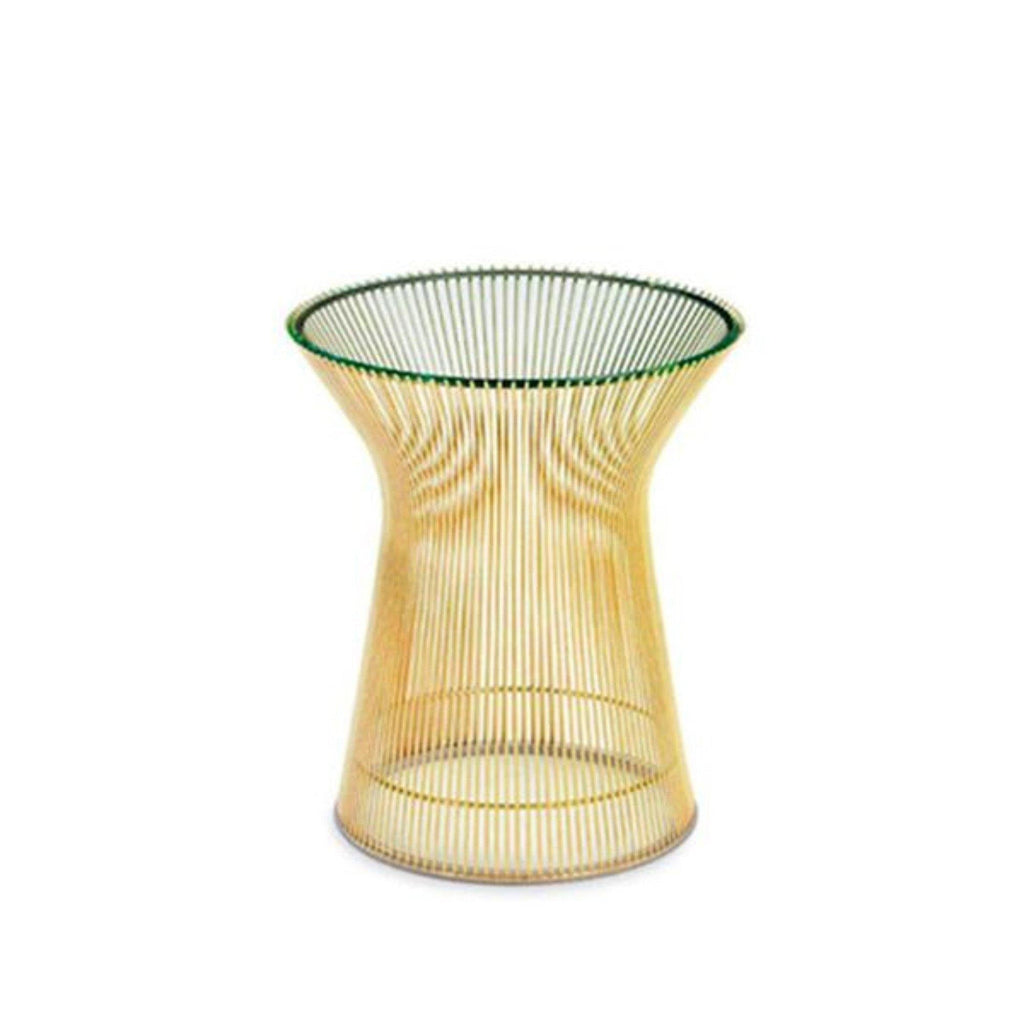Platner Side Table - polished nickel, gun black or gold plated finish