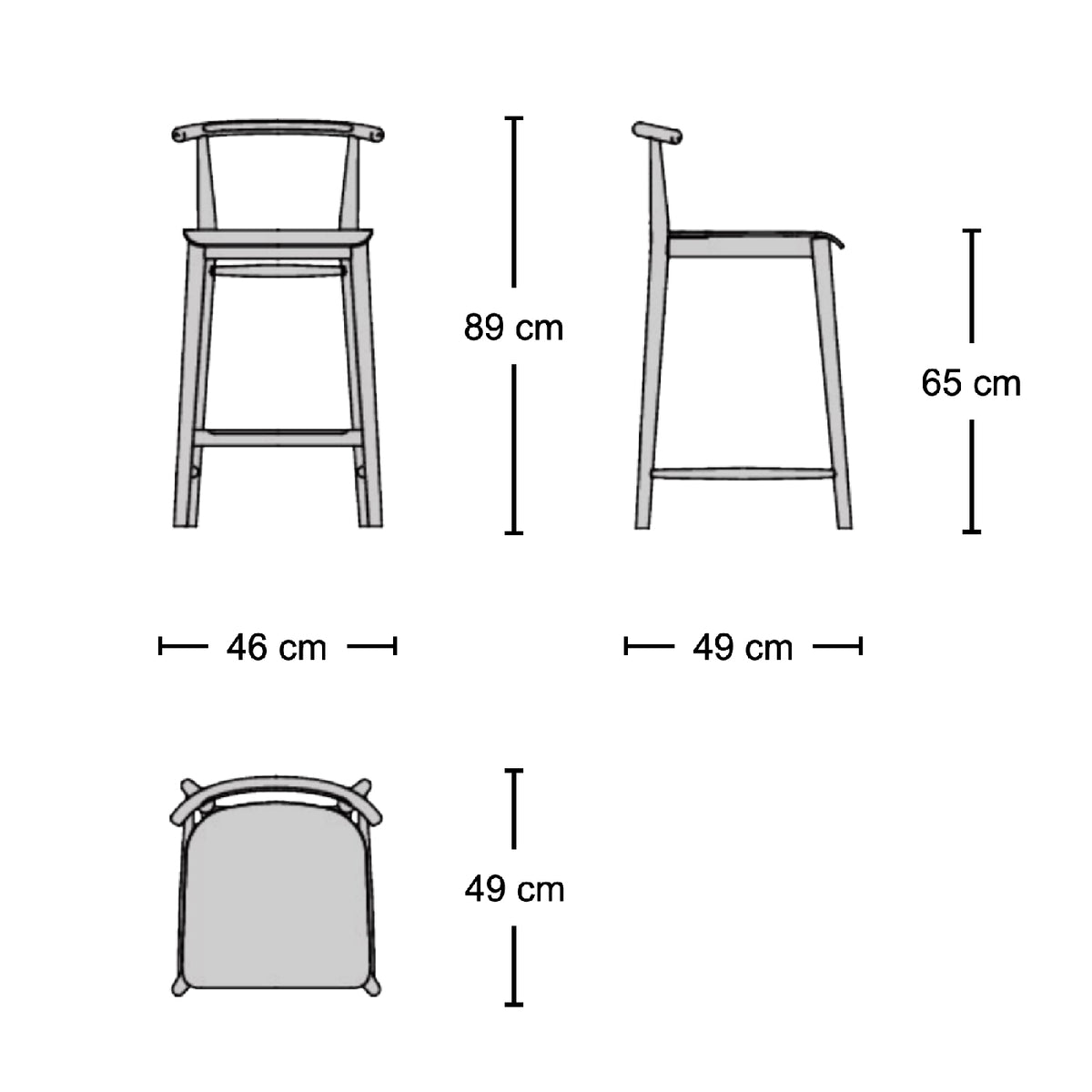 Jens Barstool - modern barstool from Nue Modern