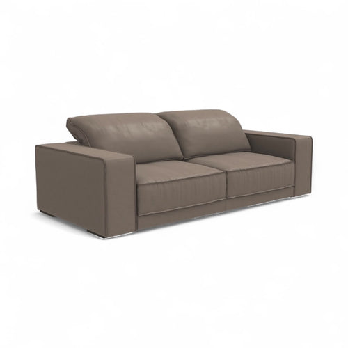 Budapest Sofa - softly rounded arms and a gracefully drawn back