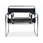 Wassily Armchair - Marcel Breuer-inspired tubular steel armchair