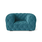 Chester Moon Armchair - Paola Navone-inspired quilted lounge armchair