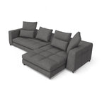Portman 3-Seater Sofa with Large Chaise - deep seat cushions