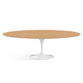 Oval Pedestal Dining Table - Wooden Top - available with a natural oak top