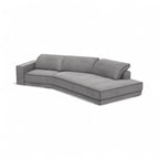 Budapest Large Sectional Sofa - sweeping curved lines wrapping generous seating