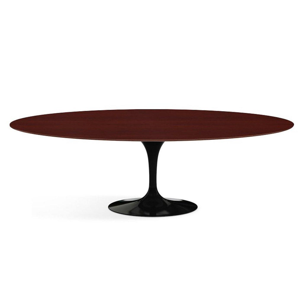 Oval Pedestal Dining Table - Wooden Top - sizes from 179cm to 244cm