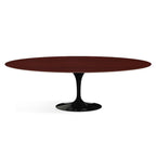 Oval Pedestal Dining Table - Wooden Top - sizes from 179cm to 244cm