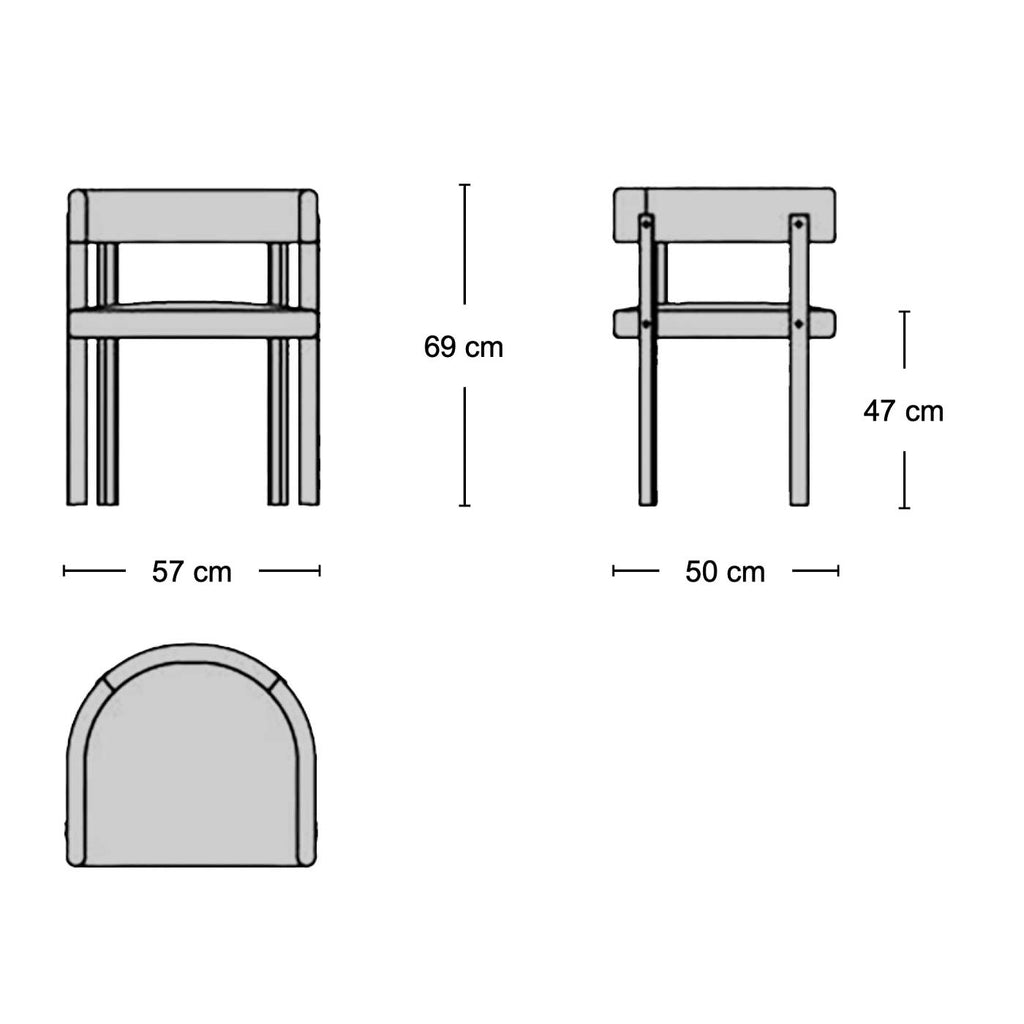 T-Chair - dining chair from Nue Modern