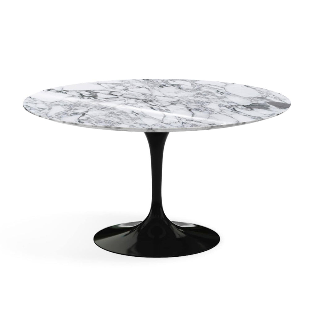 Pedestal Dining Table - Marble Top - available with an Emperador Dark marble top