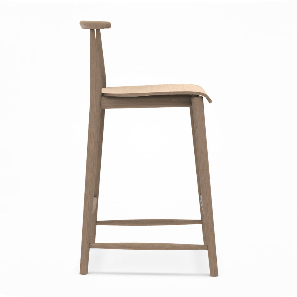 Jens Barstool - available in natural or black frame