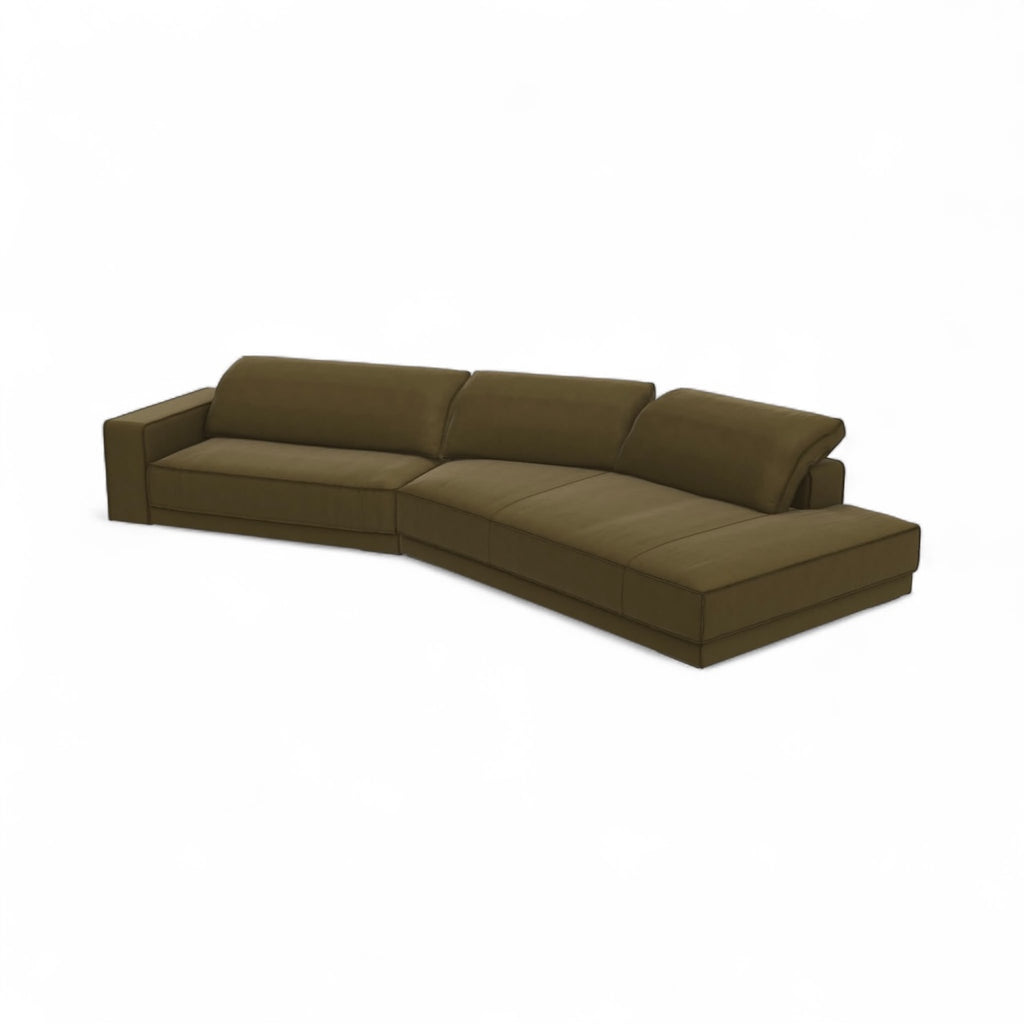 Budapest Large Sectional Sofa - curved sectional seating from Nue Modern
