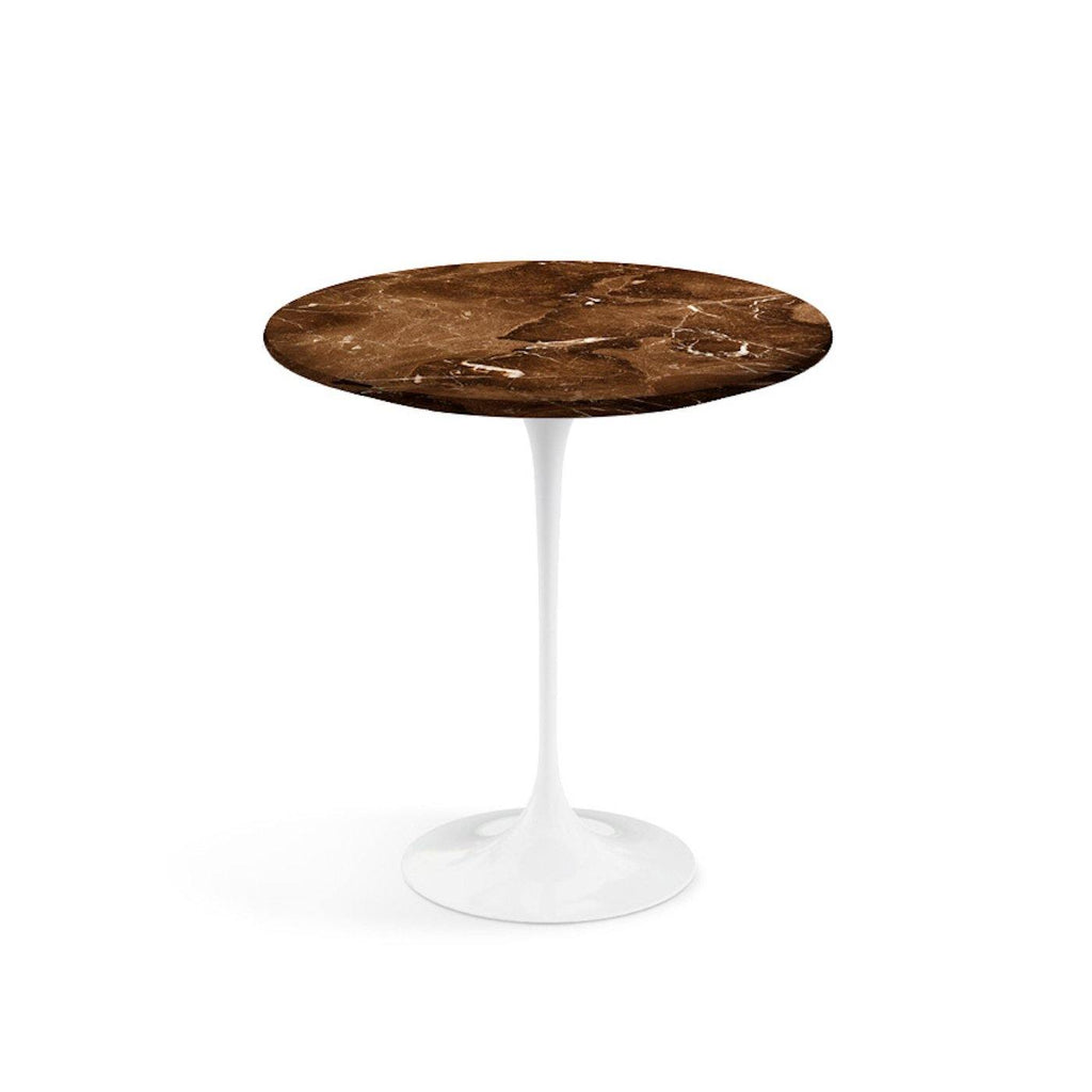 Pedestal Side Table - Marble Top - 41cm, 51cm or 60cm oval sizes