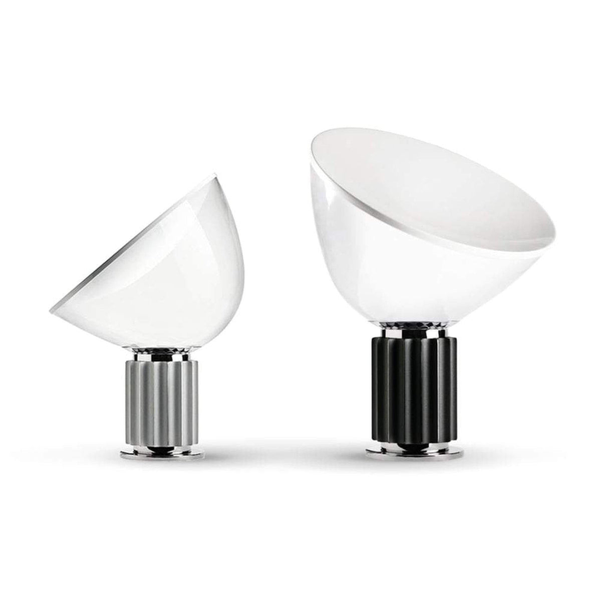 Taccia Table Lamp - Castiglioni-inspired table lamp with a fluted base