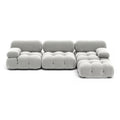 Bellini 3-Seater Sofa & Ottoman - Mario Bellini-inspired modular sofa with matching ottoman