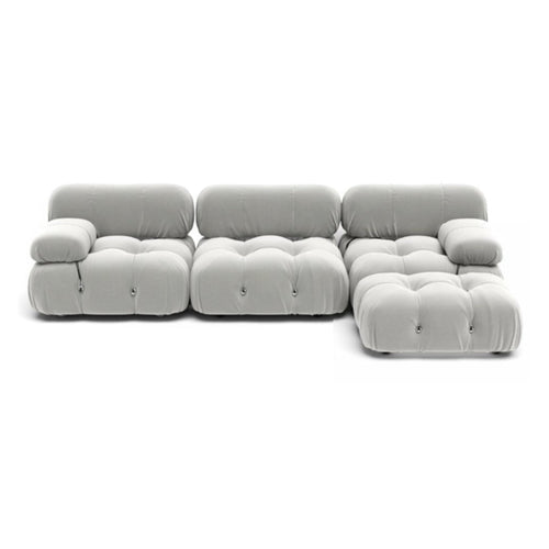 Bellini 3-Seater Sofa & Ottoman - Mario Bellini-inspired modular sofa with matching ottoman