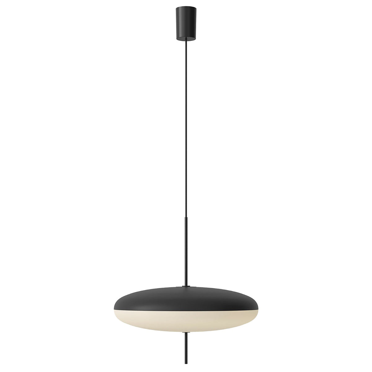 Model 2065 Pendant Lamp - Gino Sarfatti-inspired elliptical pendant