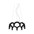 Arch Circle Pendant Lamp - glowing shades arranged around a circular ceiling frame