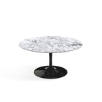 Pedestal Low Table - Marble Top - available with an Emperador Dark marble top
