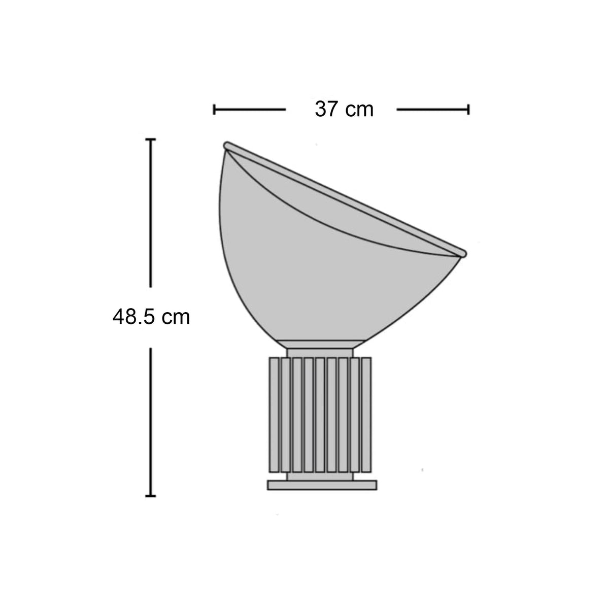 Taccia Table Lamp - statement lamp for sideboards