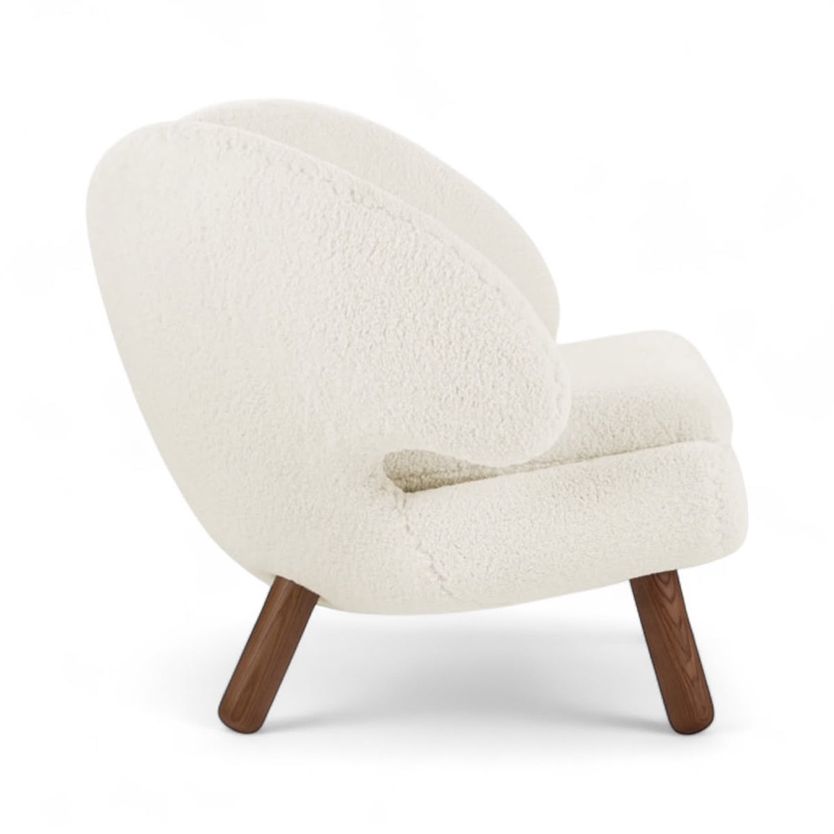 Pelican Chair - winged back wrapping the shoulders