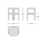 Pigreco Chair - wooden dining chair from Nue Modern