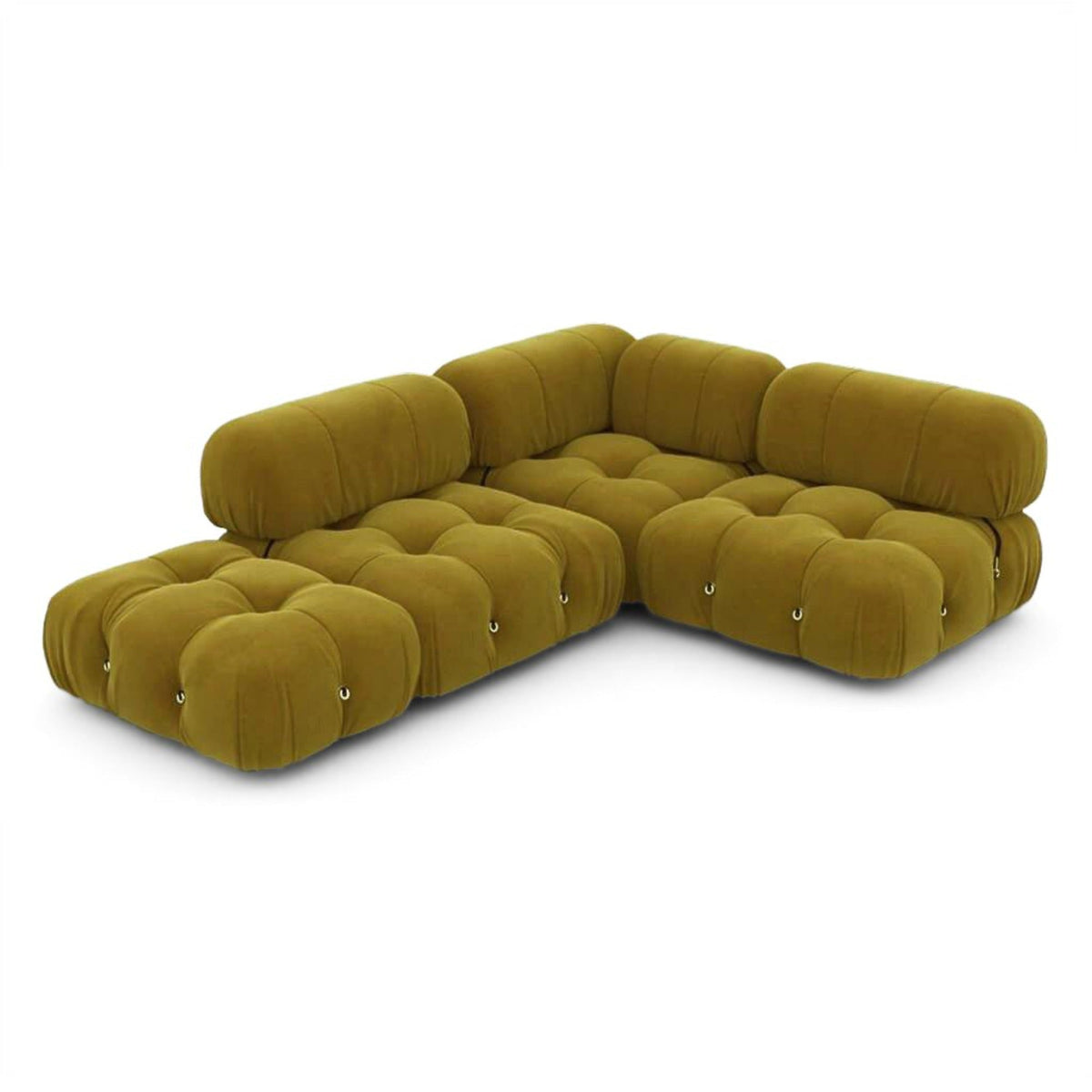 Bellini Corner Sofa - Mario Bellini-inspired L-shaped modular composition