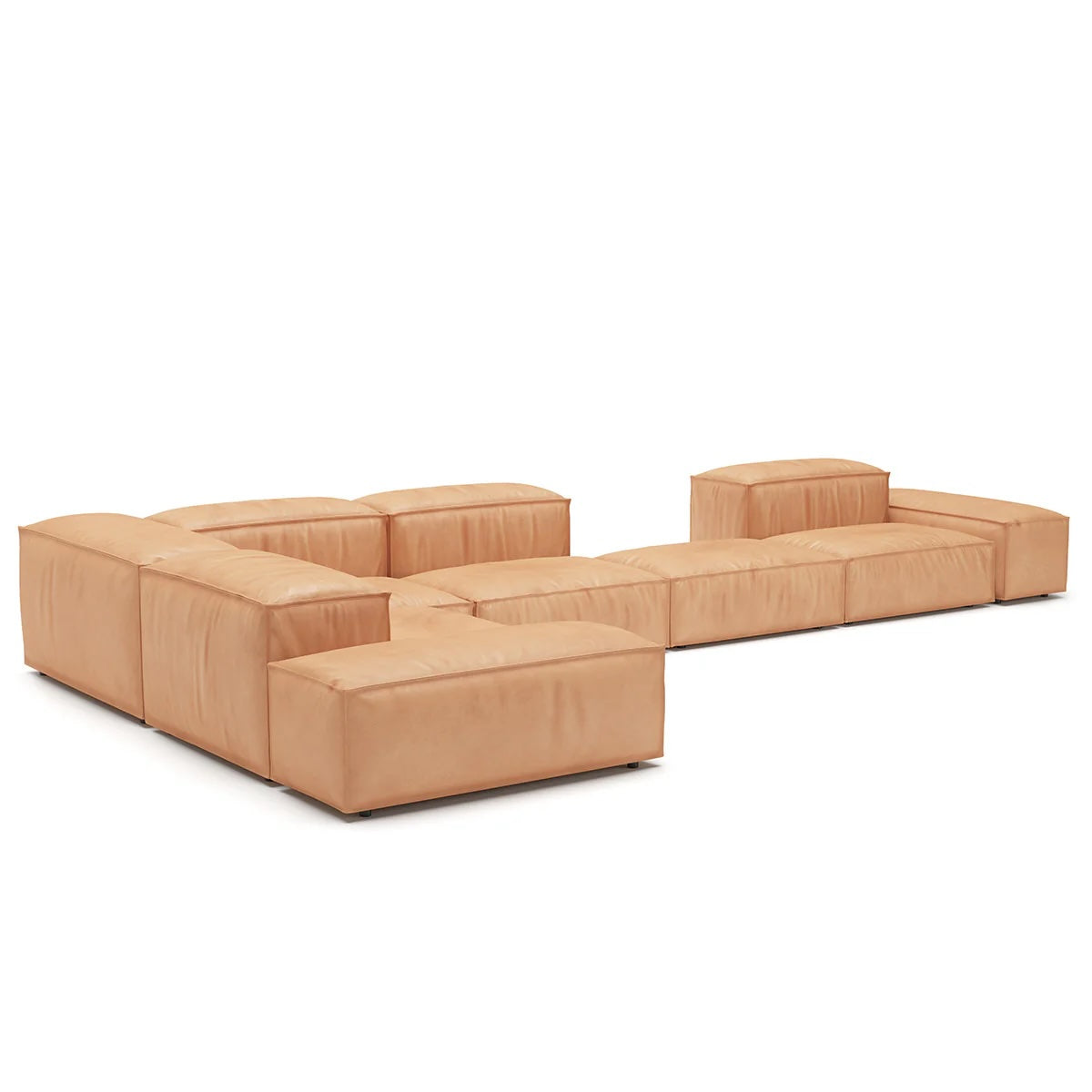 Extrasoft Sofa - Combo 3 - Piero Lissoni-inspired quilted modular sofa